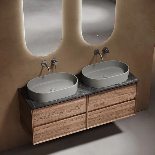 Столешница Sancos Black Sky TT140A1 из керамогранита 1400х460 без отверстия под смеситель Столешница Sancos Black Sky TT140A1 из керамогранита 1400х460 без отверстия под смеситель