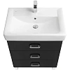 Тумба с раковиной Aquaton Америна 70 М (1A1690K1AM950) черная Тумба с раковиной Aquaton Америна 70 М (1A1690K1AM950) черная