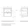 Тумба под раковину BelBagno KRAFT 39-500/390-2C-SO-PP Pino Pasadena подвесная 500x390 Тумба под раковину BelBagno KRAFT 39-500/390-2C-SO-PP Pino Pasadena подвесная 500x390