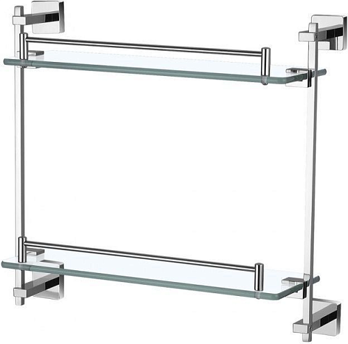 Полка Aquanet 4752 (40 см, двойная) Полка Aquanet 4752 (40 см, двойная)