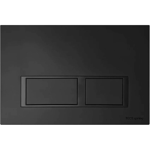Инсталляция для унитаза TECE TECEspring S401204 с панелью смыва с прямоугольными кнопками, черный матовый Инсталляция для унитаза TECE TECEspring S401204 с панелью смыва с прямоугольными кнопками, черный матовый