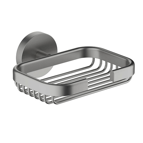 Мыльница Aquatek Бетта AQ4633BGM черный хром шлифованный Мыльница Aquatek Бетта AQ4633BGM черный хром шлифованный