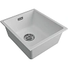 Кухонная мойка Paulmark LUMI 41UNI LU41-WH, белый, 410х460 Кухонная мойка Paulmark LUMI 41UNI LU41-WH, белый, 410х460