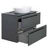 Тумба под раковину La Fenice Elba Grigio TWIN 80 FNC-01-ELB-G-80-2 серая Тумба под раковину La Fenice Elba Grigio TWIN 80 FNC-01-ELB-G-80-2 серая