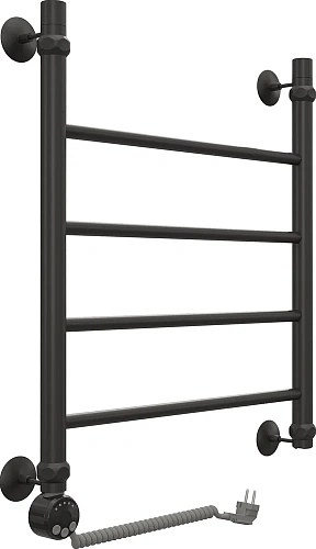 Полотенцесушитель электрический EWRIKA Сафо P 60х50 L, черный матовый 462079 Полотенцесушитель электрический EWRIKA Сафо P 60х50 L, черный матовый 462079