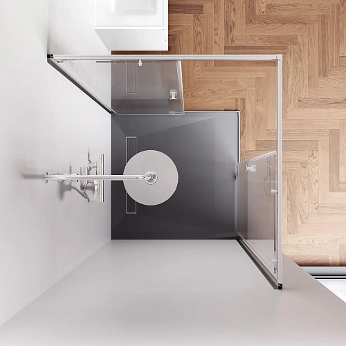 Душевой уголок AM.PM X-joy W94G-403-100100-MТ1К 100x100 хром матовый, стекло прозрачное Душевой уголок AM.PM X-joy W94G-403-100100-MТ1К 100x100 хром матовый, стекло прозрачное