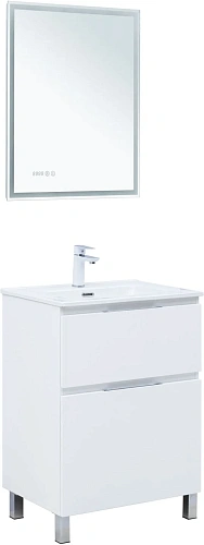 Тумба под раковину Aquanet Алвита New 60 00344132 напольная, белый матовый Тумба под раковину Aquanet Алвита New 60 00344132 напольная, белый матовый