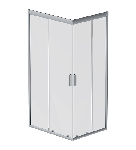 Душевой уголок AM.PM Gem W90G-404-100280-MT 100х80 стекло прозрачное, профиль серебро матовое Душевой уголок AM.PM Gem W90G-404-100280-MT 100х80 стекло прозрачное, профиль серебро матовое