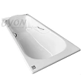 Ванна чугунная Byon Christa 180 x 80 см с ручками, прямоугольная, белый, Н0000307 Ванна чугунная Byon Christa 180 x 80 см с ручками, прямоугольная, белый, Н0000307