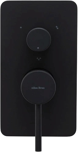 Смеситель для ванны Allen Brau Priority 5.31A11-31 (с внутренней частью) черный матовый Смеситель для ванны Allen Brau Priority 5.31A11-31 (с внутренней частью) черный матовый