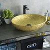 Раковина Gid Nc444 52233 накладная золотая 51x39x14.5 Раковина Gid Nc444 52233 накладная золотая 51x39x14.5