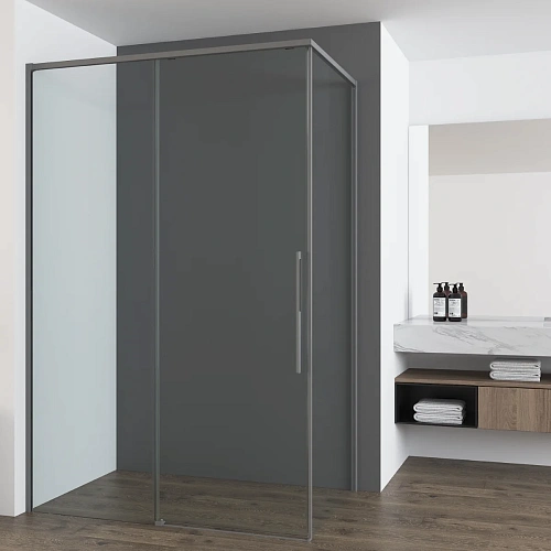 Душевой уголок Vincea Ultima VSR-7UL1012CLGM 1200x1000 вороненая сталь, стекло прозрачное Душевой уголок Vincea Ultima VSR-7UL1012CLGM 1200x1000 вороненая сталь, стекло прозрачное