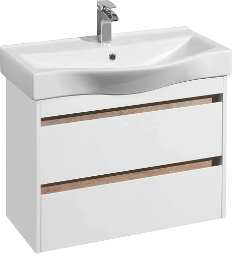 Тумба под раковину Aquaton Нортон 80 белая 1A248901NT010 Тумба под раковину Aquaton Нортон 80 белая 1A248901NT010