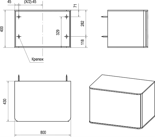 Тумба с раковиной STWORKI Ноттвиль 80 белая, без выреза под смеситель 431035 Тумба с раковиной STWORKI Ноттвиль 80 белая, без выреза под смеситель 431035