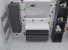 Картинка анонса товара «тумба под раковину armadi art flat 100см антрацит глянец vallessi uno-s 897-100-a glossy»