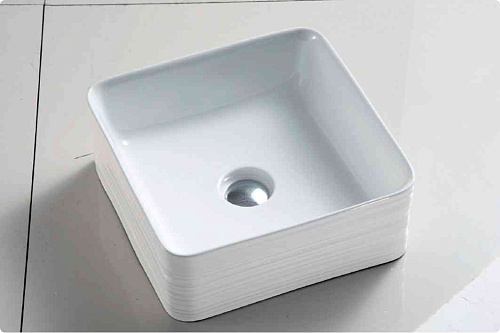 Раковина BelBagno BB1421 395x395 белый Раковина BelBagno BB1421 395x395 белый