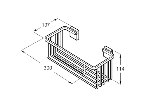Полка Roca Rubik 816853024 Полка Roca Rubik 816853024