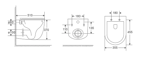Унитаз подвесной Vincea Intero VT1-57TFS Торнадо белый, ультратонкое микролифт сиденье Унитаз подвесной Vincea Intero VT1-57TFS Торнадо белый, ультратонкое микролифт сиденье