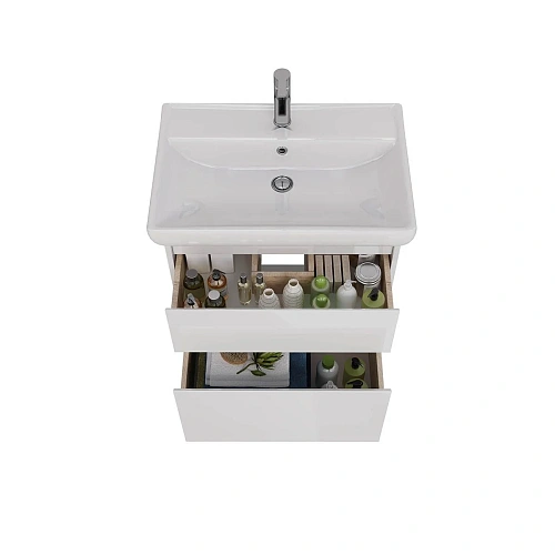 Тумба под раковину Lemark COMBI 70 см подвесная/напольная, белый LM03C70T Тумба под раковину Lemark COMBI 70 см подвесная/напольная, белый LM03C70T