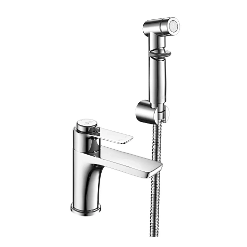 Смеситель для раковины Rossinka RS50-15с гигиеническим душем термостатический Смеситель для раковины Rossinka RS50-15с гигиеническим душем термостатический