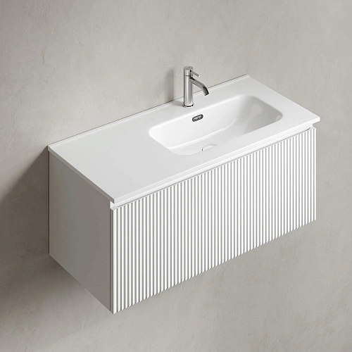 Тумба под раковину SANCOS Snob SNR1.0100RW R 1.0 995х445х406 Bianco подвесная Тумба под раковину SANCOS Snob SNR1.0100RW R 1.0 995х445х406 Bianco подвесная