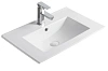 Картинка анонса товара «раковина gid nyj803-50 71108 встраиваемая сверху белая 51x40x17»