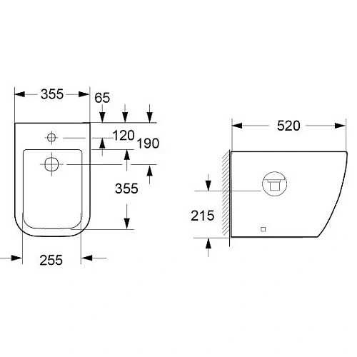 Биде напольное BelBagno Alpina BB10100B Биде напольное BelBagno Alpina BB10100B