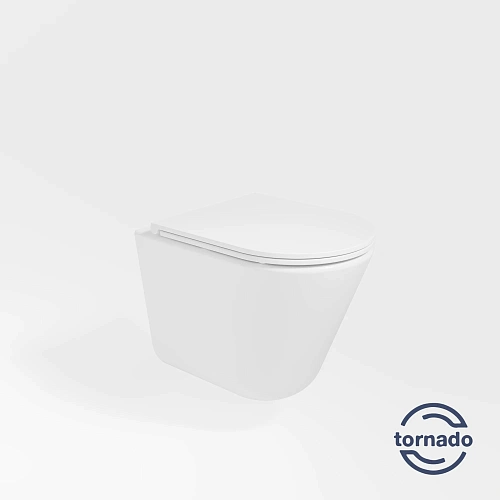 Унитаз подвесной Vincea Tornado Vito VT1-23T ультратонкое сиденье, soft-close Унитаз подвесной Vincea Tornado Vito VT1-23T ультратонкое сиденье, soft-close