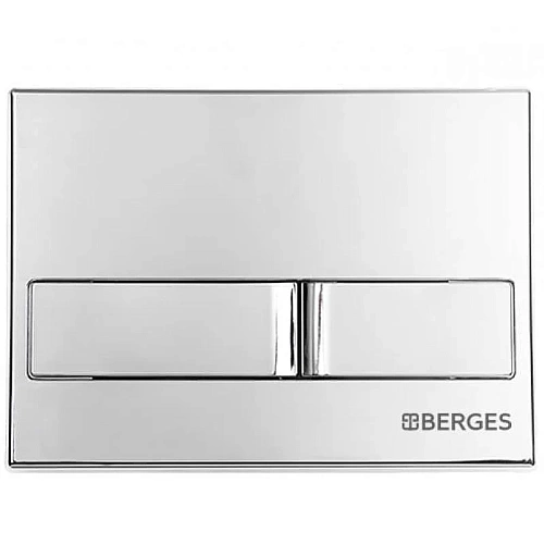 Комплект унитаза BERGES ALBIT S с инсталляцией NOVUM, кнопкой L3 глянцевый хром, сидение дюропласт T 042438 Комплект унитаза BERGES ALBIT S с инсталляцией NOVUM, кнопкой L3 глянцевый хром, сидение дюропласт T 042438