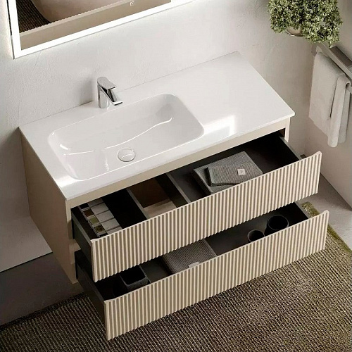 Тумба под раковину Sancos Snob R SNR100LCE beige soft Тумба под раковину Sancos Snob R SNR100LCE beige soft