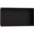 Настенный короб Hansgrohe Original с интегрированной рамой 30х60х10 см 56064670, матовый черный Настенный короб Hansgrohe Original с интегрированной рамой 30х60х10 см 56064670, матовый черный