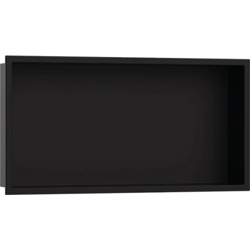 Настенный короб Hansgrohe Original с интегрированной рамой 30х60х10 см 56064670, матовый черный Настенный короб Hansgrohe Original с интегрированной рамой 30х60х10 см 56064670, матовый черный