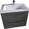 Тумба под раковину Style Line Бергамо мини 60 люкс PLUS серый СС-00002317 Тумба под раковину Style Line Бергамо мини 60 люкс PLUS серый СС-00002317
