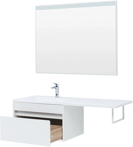 Тумба под раковину Aquanet Токио 68 белый (подвесная, 1 ящик) 00236917 Тумба под раковину Aquanet Токио 68 белый (подвесная, 1 ящик) 00236917