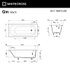 Ванна из искусственного камня WHITECROSS Gin 180x75 0217.180075.200 белый матовый Ванна из искусственного камня WHITECROSS Gin 180x75 0217.180075.200 белый матовый