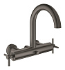 Картинка анонса товара «смеситель для ванны grohe atrio new, темный графит матовый (25010al3)»