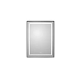 Зеркало BelBagno SPC-KRAFT-600-800-LED-TCH-WARM-NERO 600x32x800 мм с подсветкой сенсорным выключателем и подогревом Зеркало BelBagno SPC-KRAFT-600-800-LED-TCH-WARM-NERO 600x32x800 мм с подсветкой сенсорным выключателем и подогревом