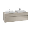 Картинка анонса товара «тумба под раковину villeroy &amp; boch collaro 160 см, с подсветкой c024l0vk»