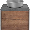 Тумба под раковину Vincea Mesa 600 подвесная, 1 выкатной/1 скрытый ящик soft close, T.Oak + Beton VMC-2MS600TB Тумба под раковину Vincea Mesa 600 подвесная, 1 выкатной/1 скрытый ящик soft close, T.Oak + Beton VMC-2MS600TB