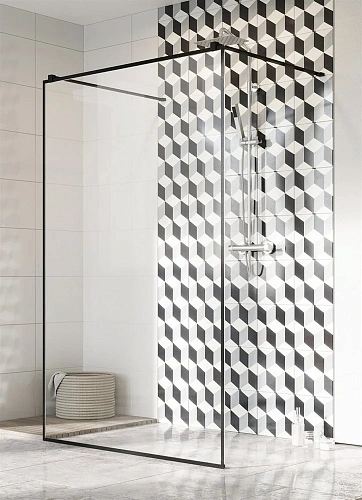 Душевая перегородка Radaway Modo I New Black 120 Frame 388124-54-58 Душевая перегородка Radaway Modo I New Black 120 Frame 388124-54-58