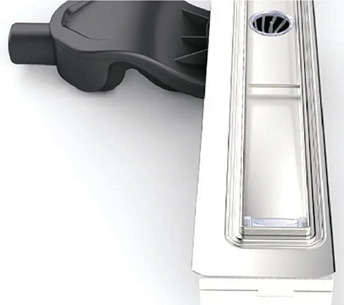 Душевой лоток BERGES В1 Keramik 900, хром глянец, S-сифон D50 H60 боковой 091120 Душевой лоток BERGES В1 Keramik 900, хром глянец, S-сифон D50 H60 боковой 091120