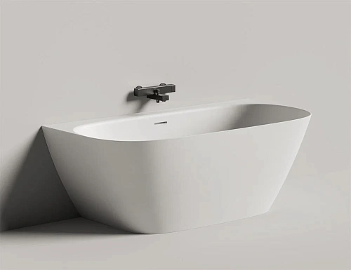 Ванна из искусственного камня Salini SOFIA WALL 160x80 102527MN покраска по RAL снаружи Ванна из искусственного камня Salini SOFIA WALL 160x80 102527MN покраска по RAL снаружи