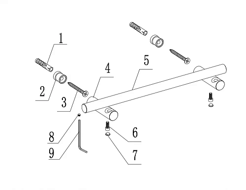 Полотенцедержатель ABBER Osten 316 AA1853BGG оружейная сталь брашированная Полотенцедержатель ABBER Osten 316 AA1853BGG оружейная сталь брашированная