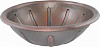 Картинка анонса товара «раковина медная bronze de luxe r308, цвет - oil rubbed bronze (потертая бронза), 42 х 42 х 15 см r308_oil_rubbed_bronze»