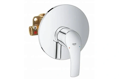 Смеситель для душа GROHE Eurosmart New (внешняя и встраиваемая части), хром (33556002) Смеситель для душа GROHE Eurosmart New (внешняя и встраиваемая части), хром (33556002)