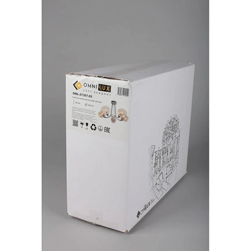 Люстра потолочная Omnilux Tesero OML-27307-05 Люстра потолочная Omnilux Tesero OML-27307-05