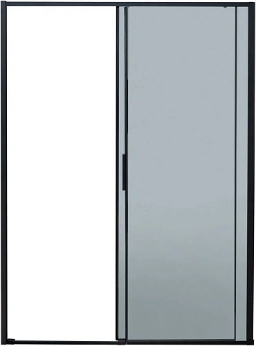 Душевая дверь Aquanet Pleasure Evo 140 AE65-N140-BT профиль черный, прозрачное стекло Душевая дверь Aquanet Pleasure Evo 140 AE65-N140-BT профиль черный, прозрачное стекло