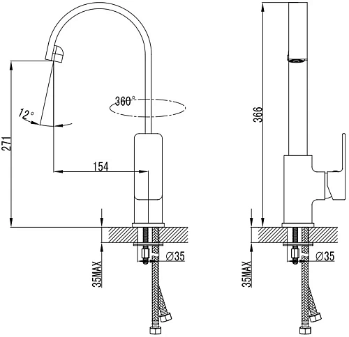 Смеситель для кухни IDDIS Urban (URBSBJ0i05) Смеситель для кухни IDDIS Urban (URBSBJ0i05)