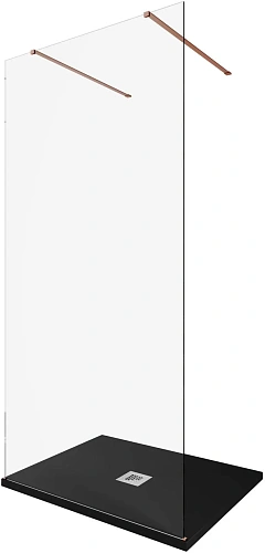 Душевая перегородка Allen Brau Infinity 2 100 3.21041.60 медь брашированная Душевая перегородка Allen Brau Infinity 2 100 3.21041.60 медь брашированная