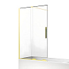 Картинка анонса товара «шторка на ванну new trendy smart light gold 150 см exk-4309 (светлое золото)»